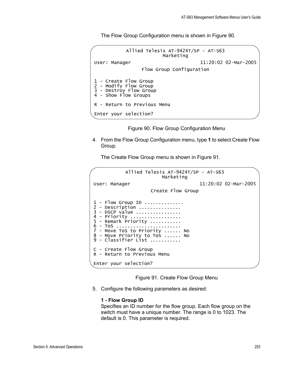 Allied Telesis AT-S63 User Manual | Page 253 / 668