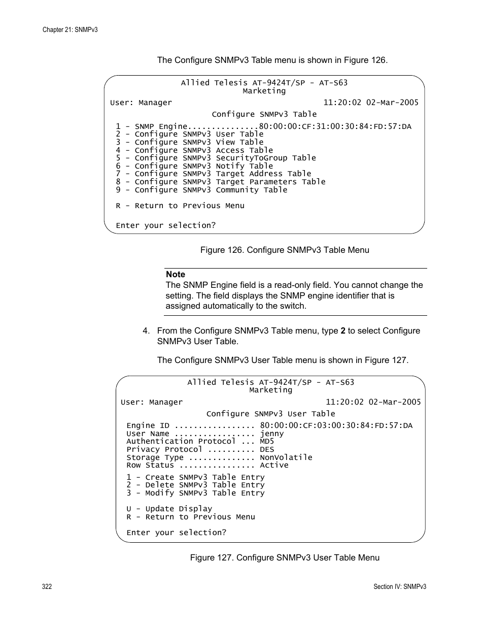 Allied Telesis AT-S63 User Manual | Page 322 / 668