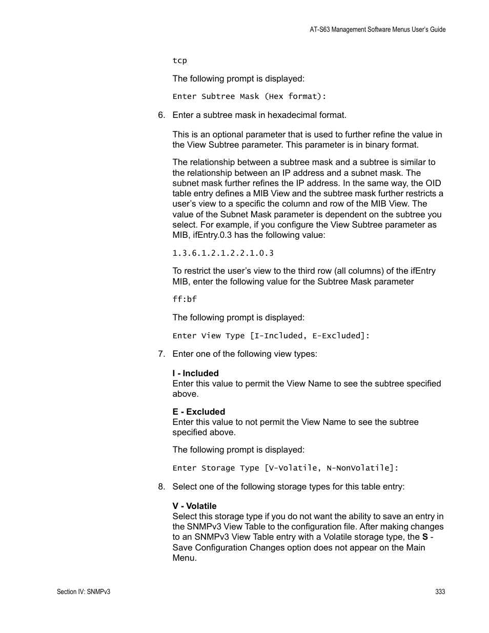 Allied Telesis AT-S63 User Manual | Page 333 / 668
