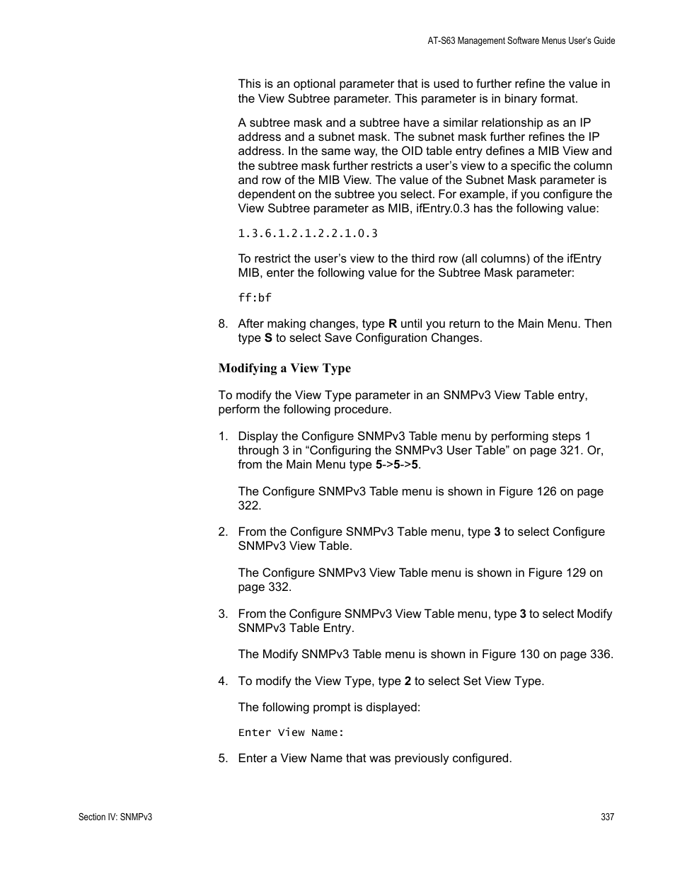 Allied Telesis AT-S63 User Manual | Page 337 / 668