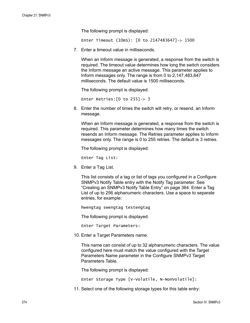 Allied Telesis AT-S63 User Manual | Page 374 / 668