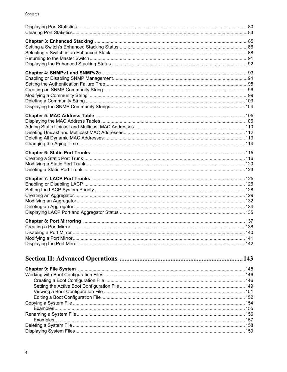 Allied Telesis AT-S63 User Manual | Page 4 / 668