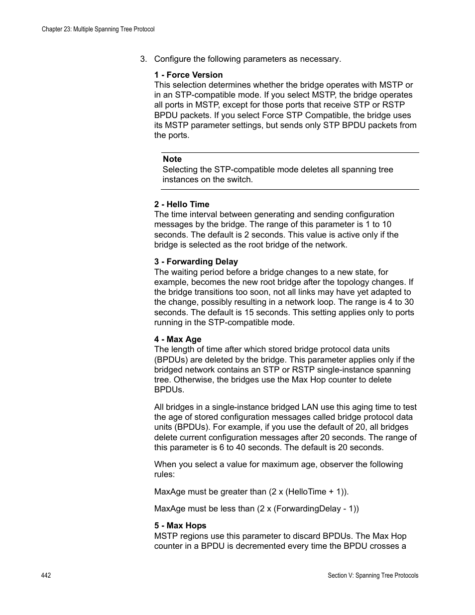 Allied Telesis AT-S63 User Manual | Page 442 / 668