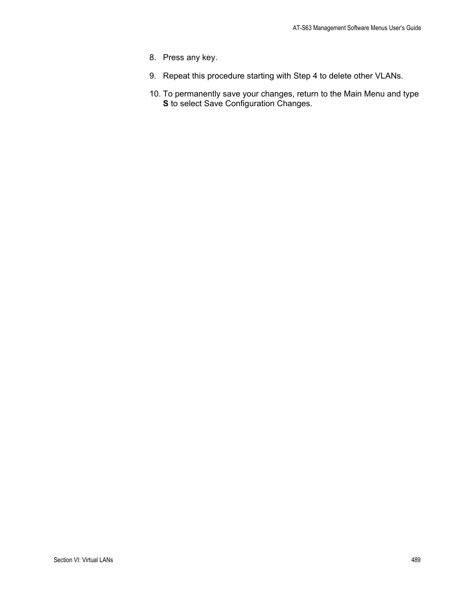 Allied Telesis AT-S63 User Manual | Page 489 / 668