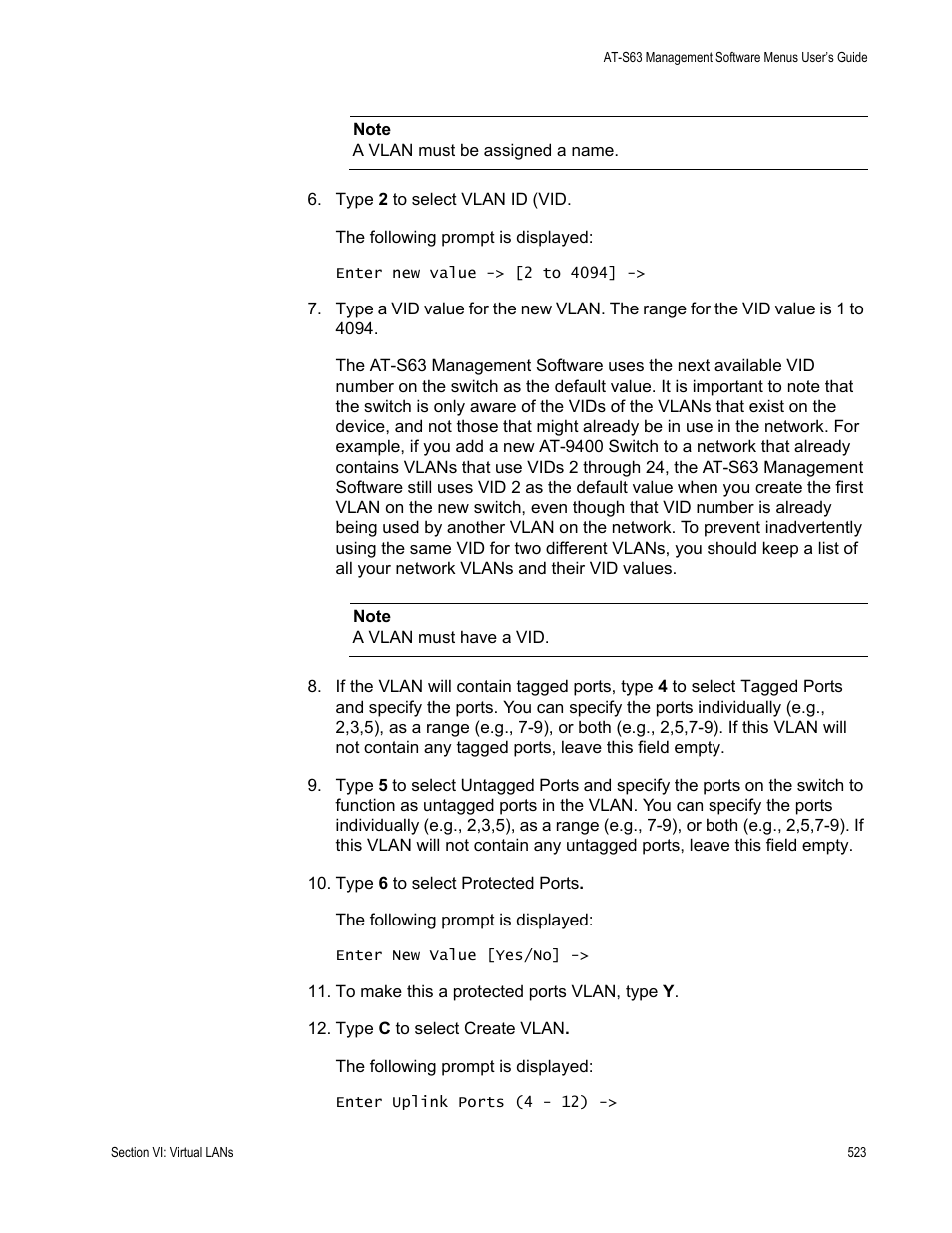 Allied Telesis AT-S63 User Manual | Page 523 / 668