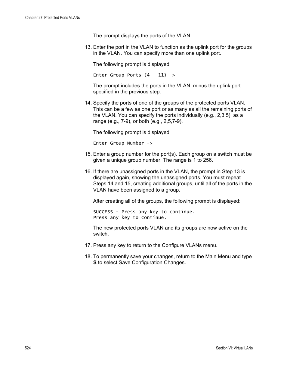 Allied Telesis AT-S63 User Manual | Page 524 / 668
