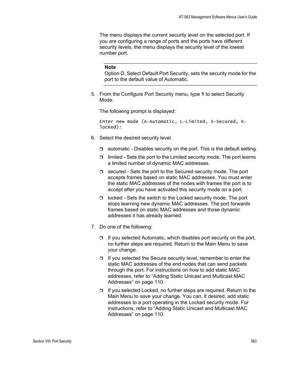 Allied Telesis AT-S63 User Manual | Page 563 / 668