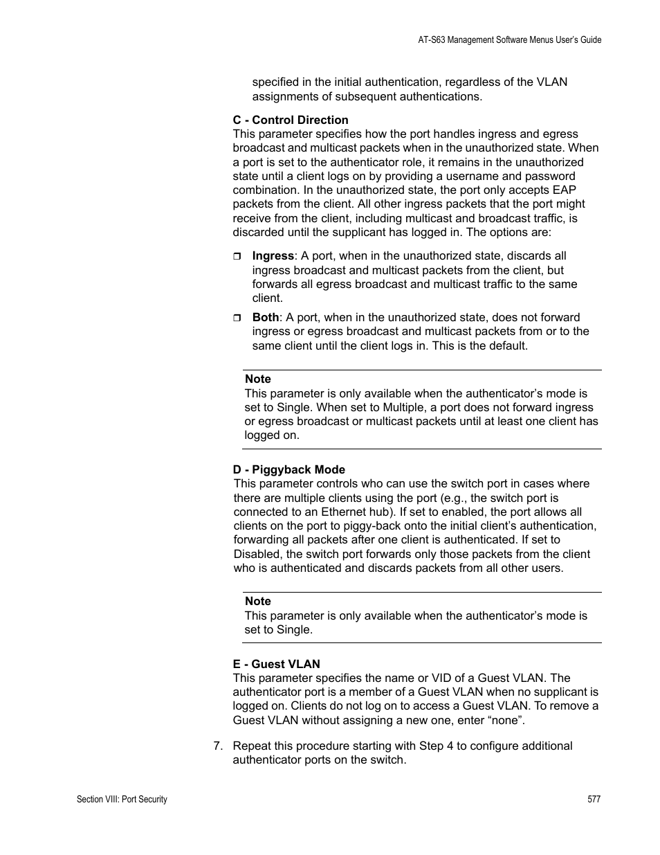 Allied Telesis AT-S63 User Manual | Page 577 / 668