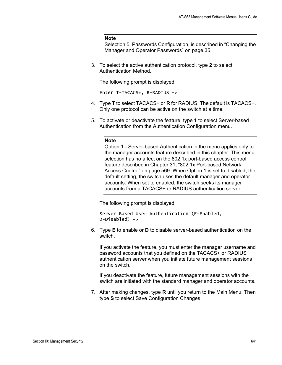 Allied Telesis AT-S63 User Manual | Page 641 / 668