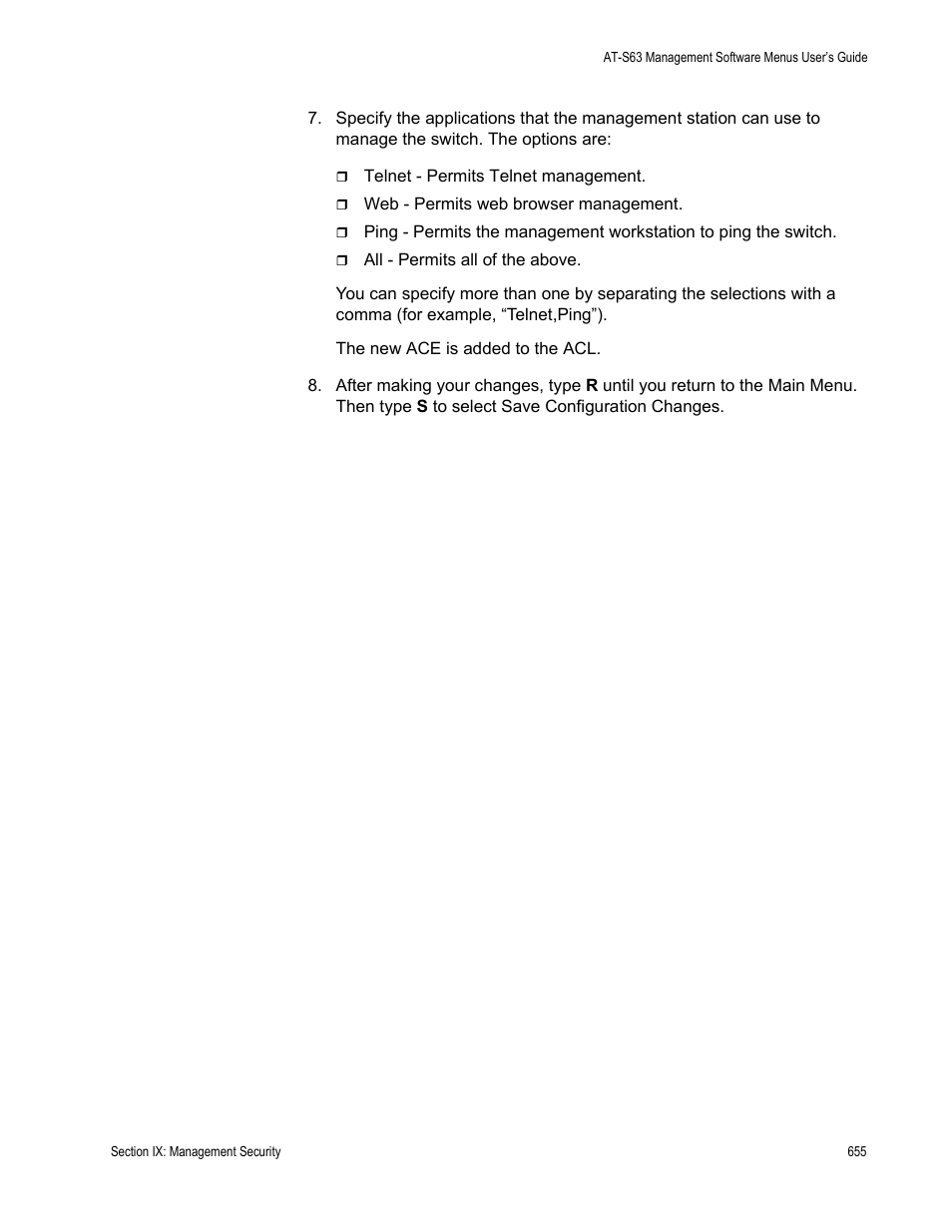 Allied Telesis AT-S63 User Manual | Page 655 / 668