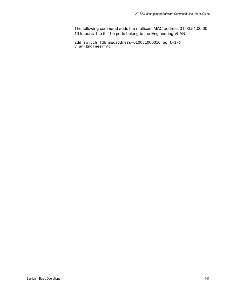Allied Telesis AT-S63 User Manual | Page 141 / 738