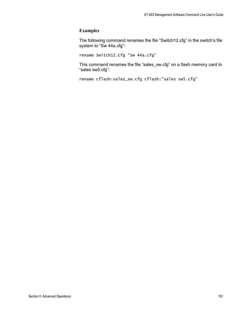 Allied Telesis AT-S63 User Manual | Page 191 / 738