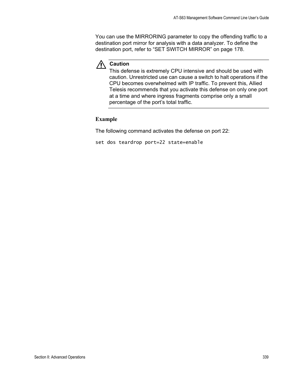 Allied Telesis AT-S63 User Manual | Page 339 / 738