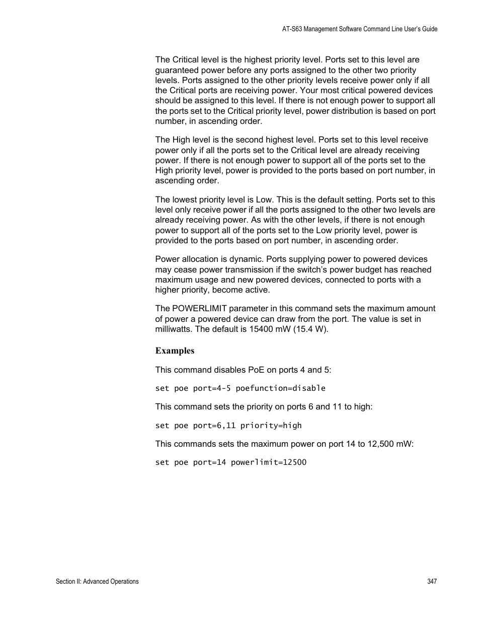 Allied Telesis AT-S63 User Manual | Page 347 / 738