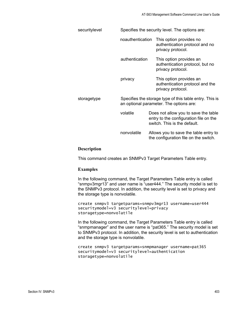 Allied Telesis AT-S63 User Manual | Page 403 / 738