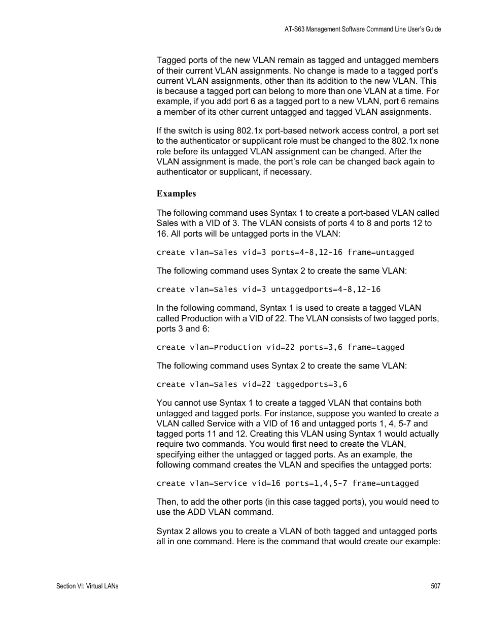 Allied Telesis AT-S63 User Manual | Page 507 / 738