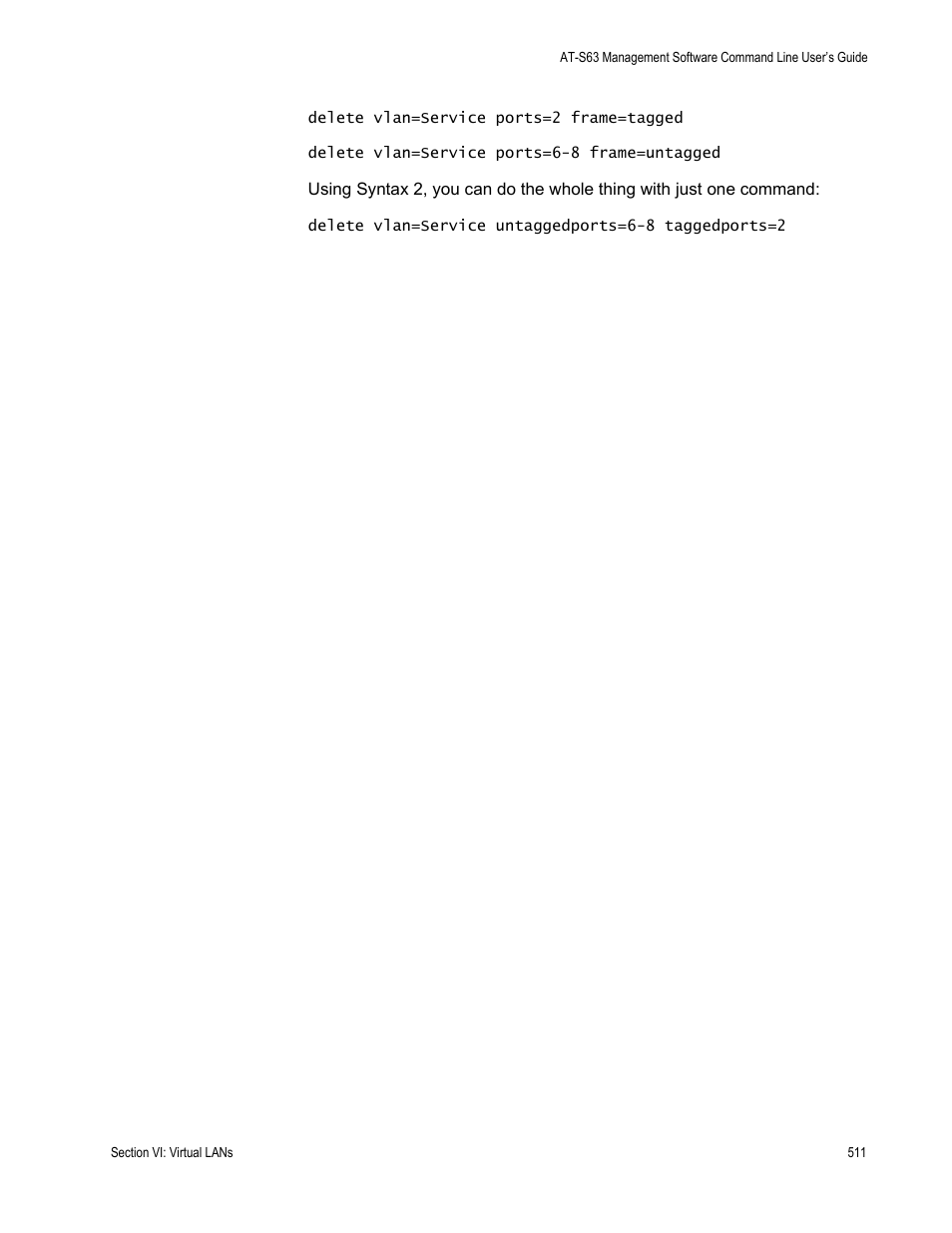 Allied Telesis AT-S63 User Manual | Page 511 / 738