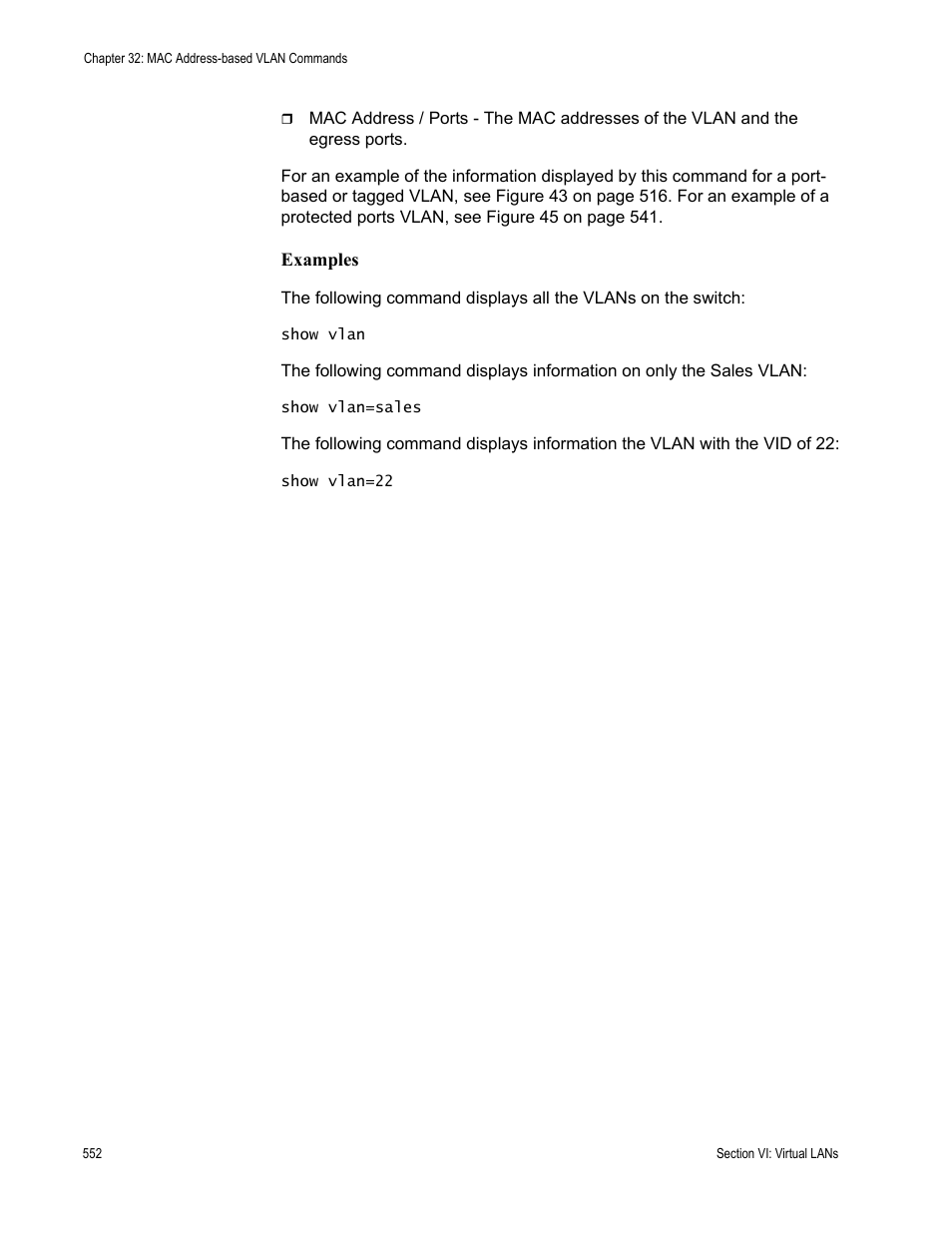 Allied Telesis AT-S63 User Manual | Page 552 / 738