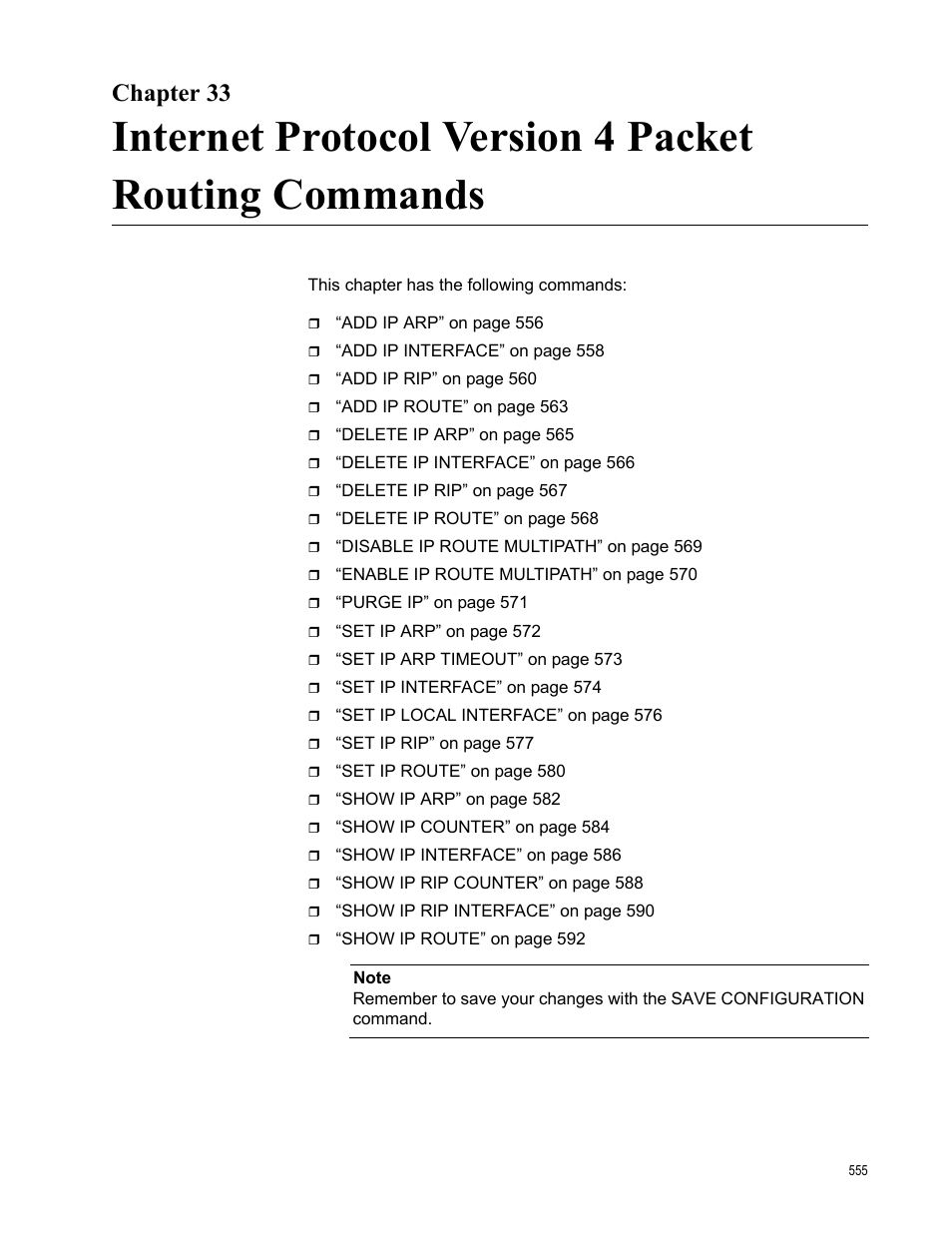 Chapter 33 | Allied Telesis AT-S63 User Manual | Page 555 / 738