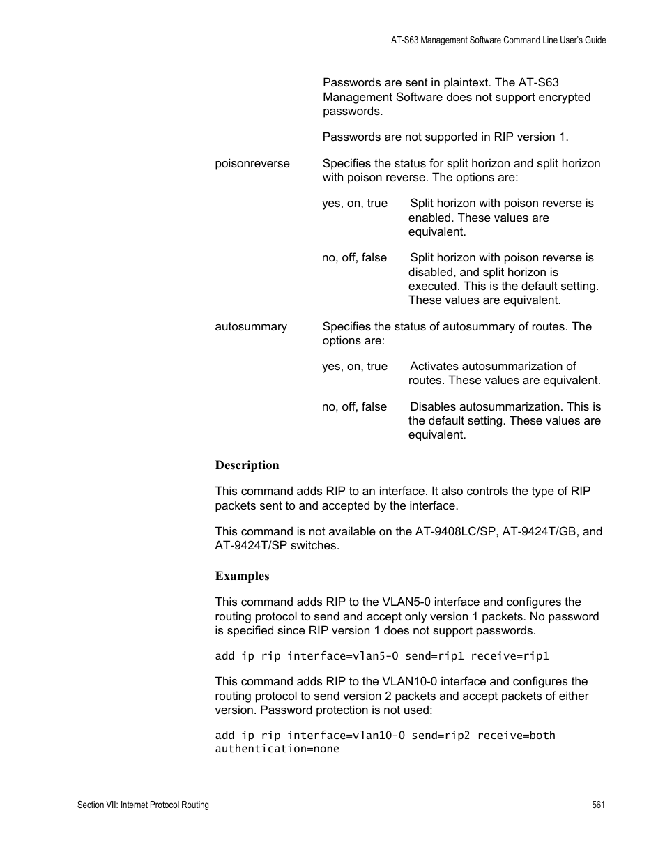 Allied Telesis AT-S63 User Manual | Page 561 / 738
