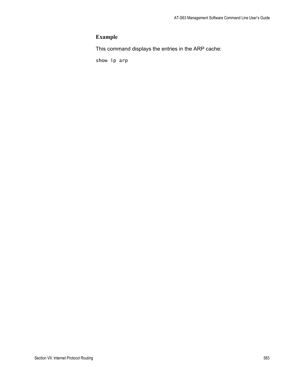 Allied Telesis AT-S63 User Manual | Page 583 / 738
