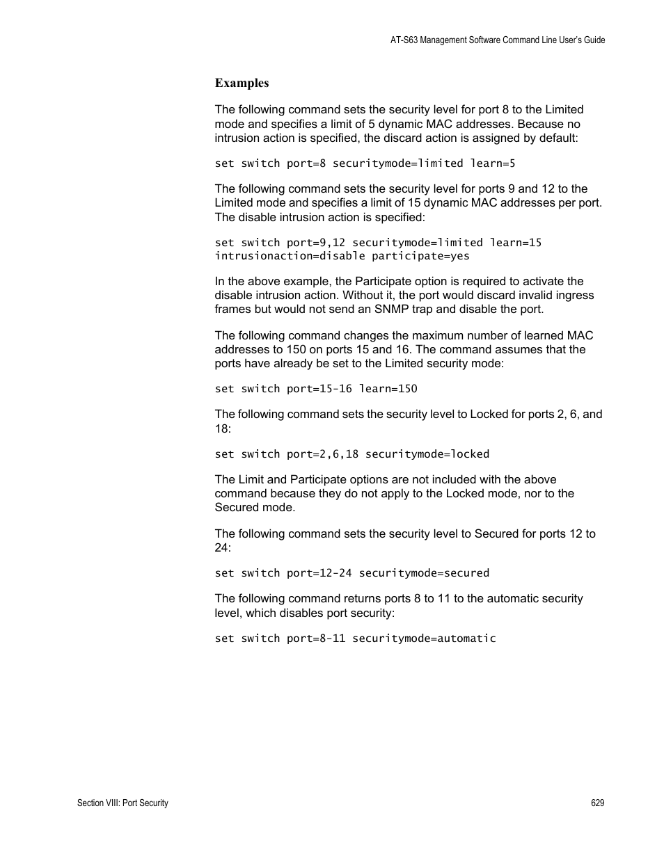 Allied Telesis AT-S63 User Manual | Page 629 / 738