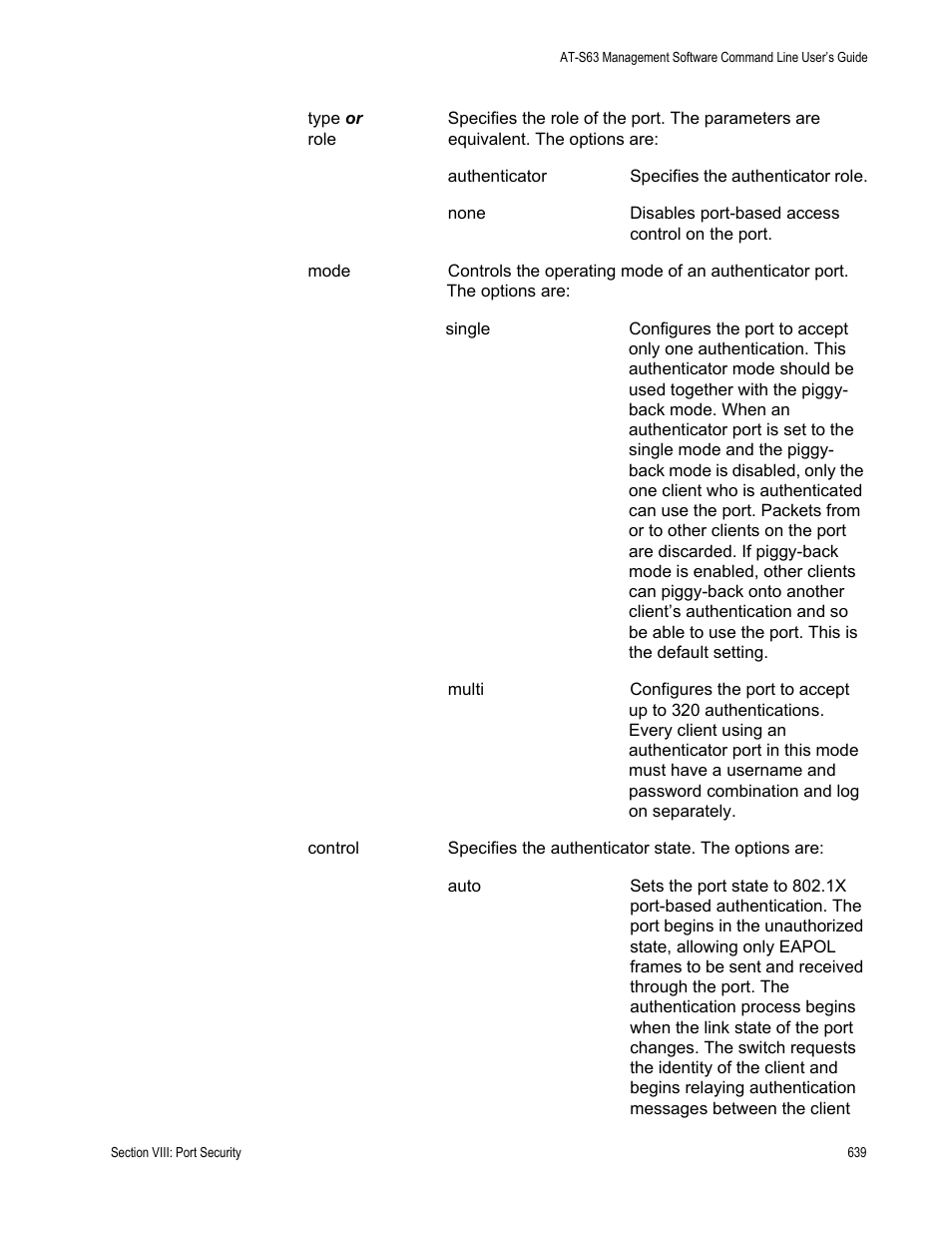 Allied Telesis AT-S63 User Manual | Page 639 / 738