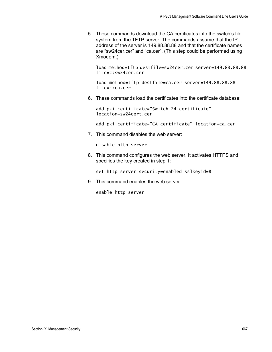 Allied Telesis AT-S63 User Manual | Page 667 / 738