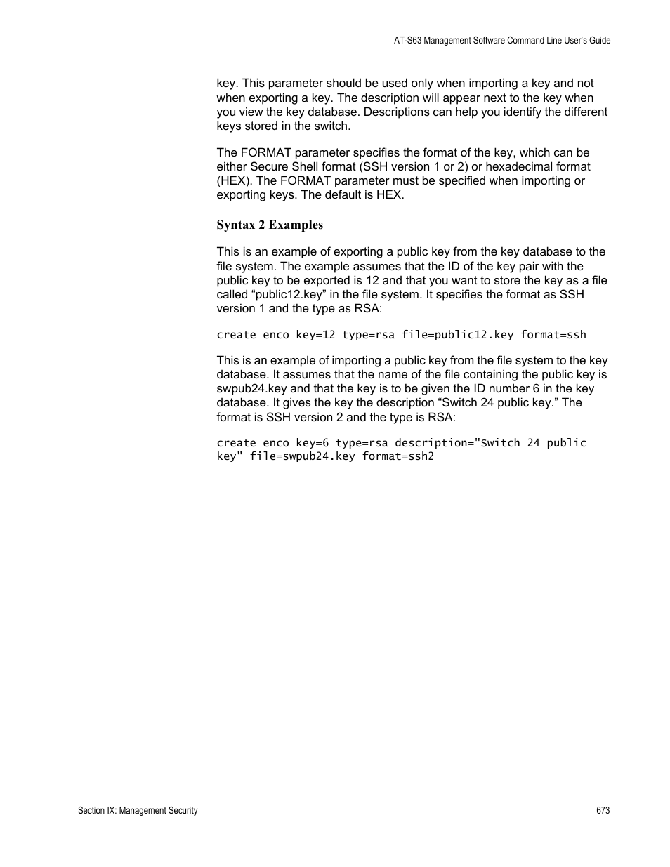 Allied Telesis AT-S63 User Manual | Page 673 / 738