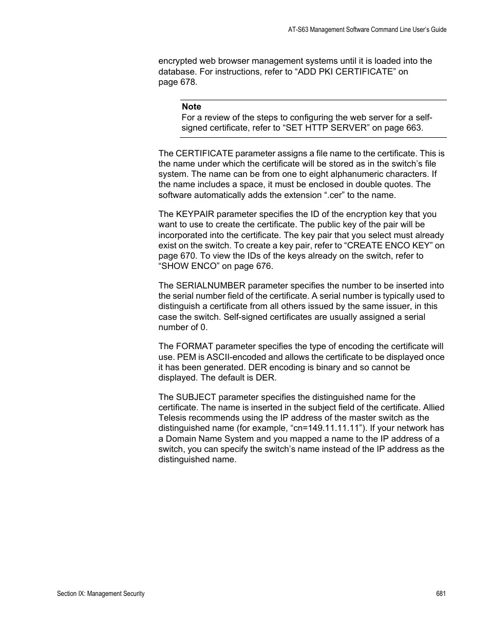 Allied Telesis AT-S63 User Manual | Page 681 / 738