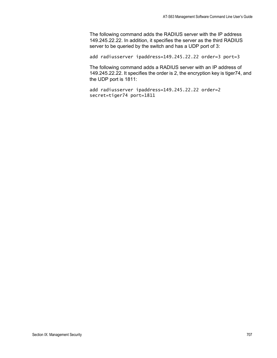 Allied Telesis AT-S63 User Manual | Page 707 / 738