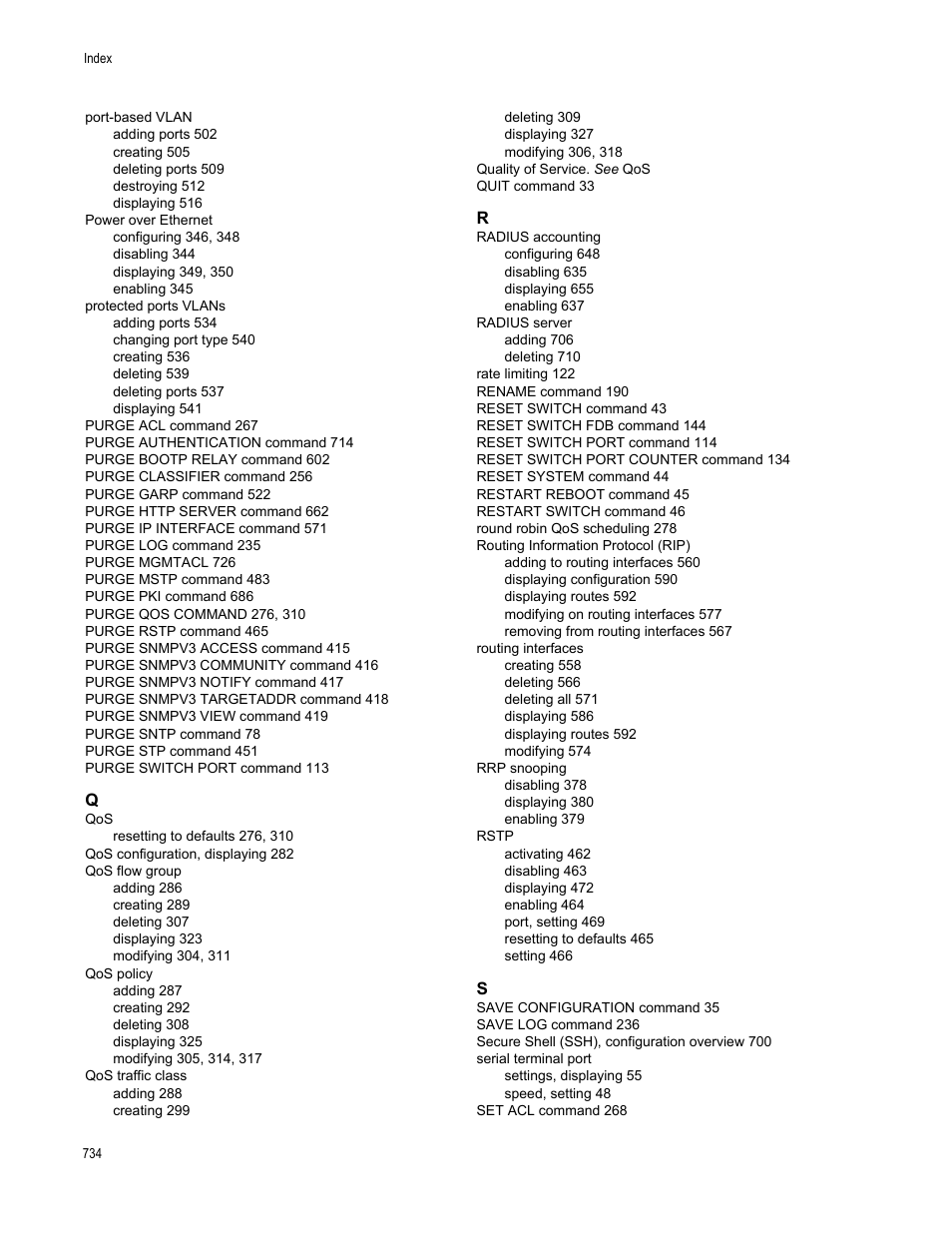 Allied Telesis AT-S63 User Manual | Page 734 / 738