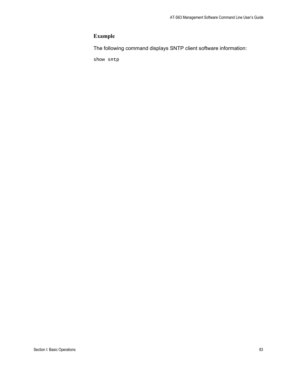 Allied Telesis AT-S63 User Manual | Page 83 / 738
