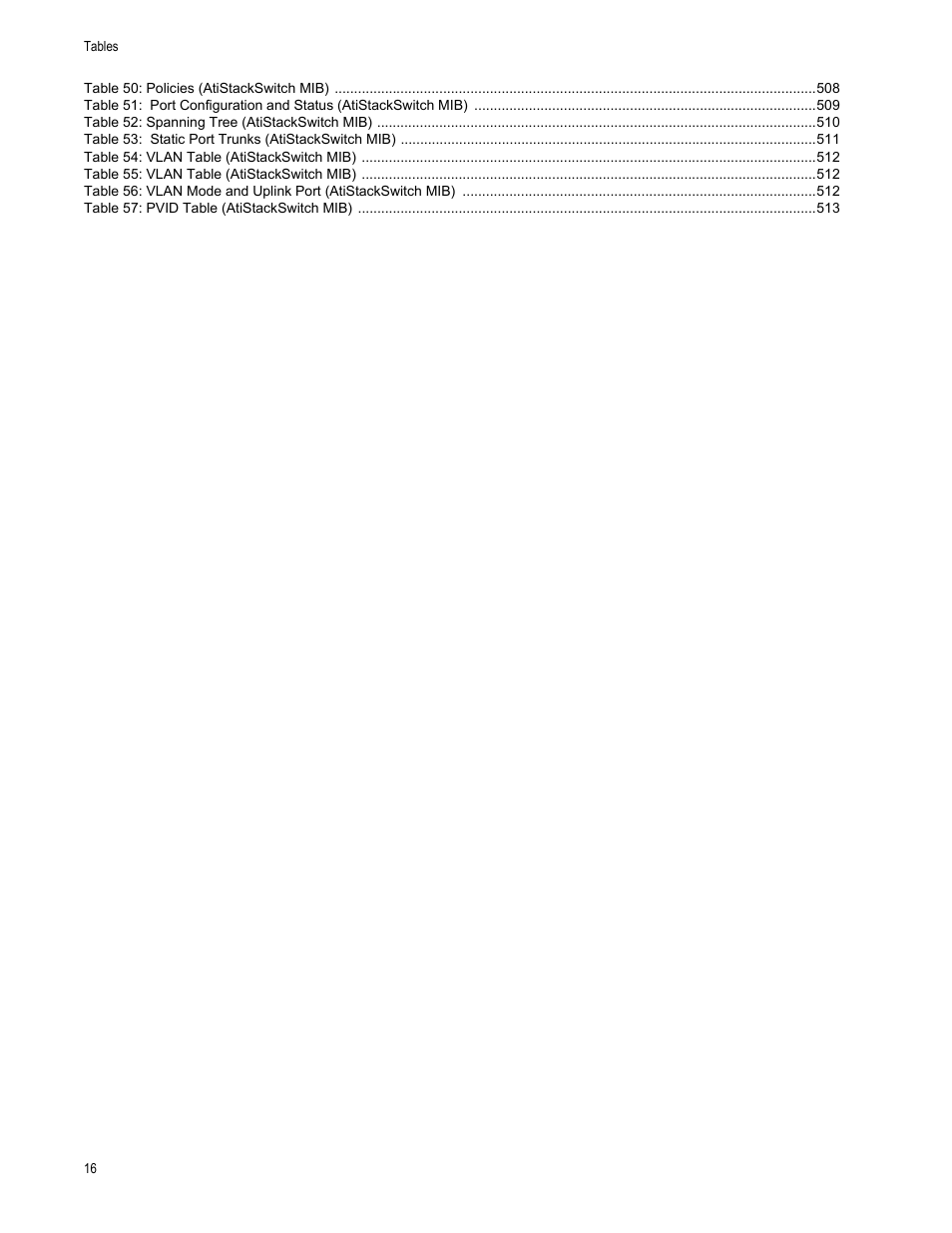 Allied Telesis AT-S63 User Manual | Page 16 / 520