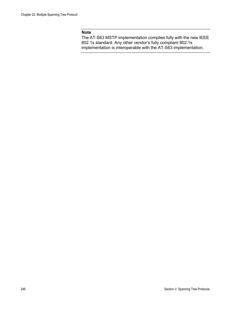 Allied Telesis AT-S63 User Manual | Page 246 / 520