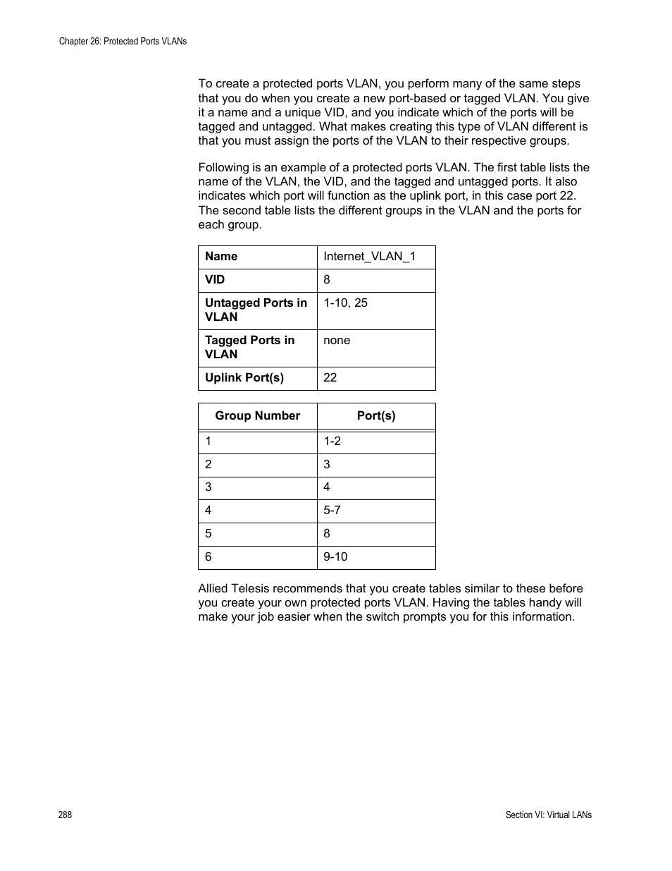 Allied Telesis AT-S63 User Manual | Page 288 / 520