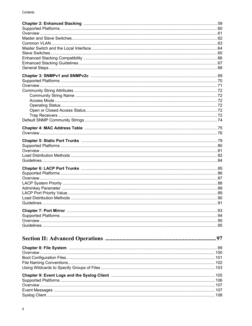 Allied Telesis AT-S63 User Manual | Page 4 / 520