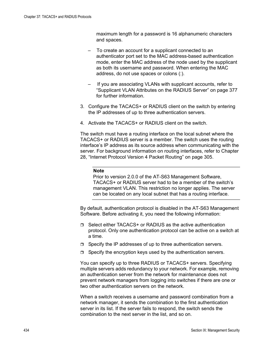 Allied Telesis AT-S63 User Manual | Page 434 / 520