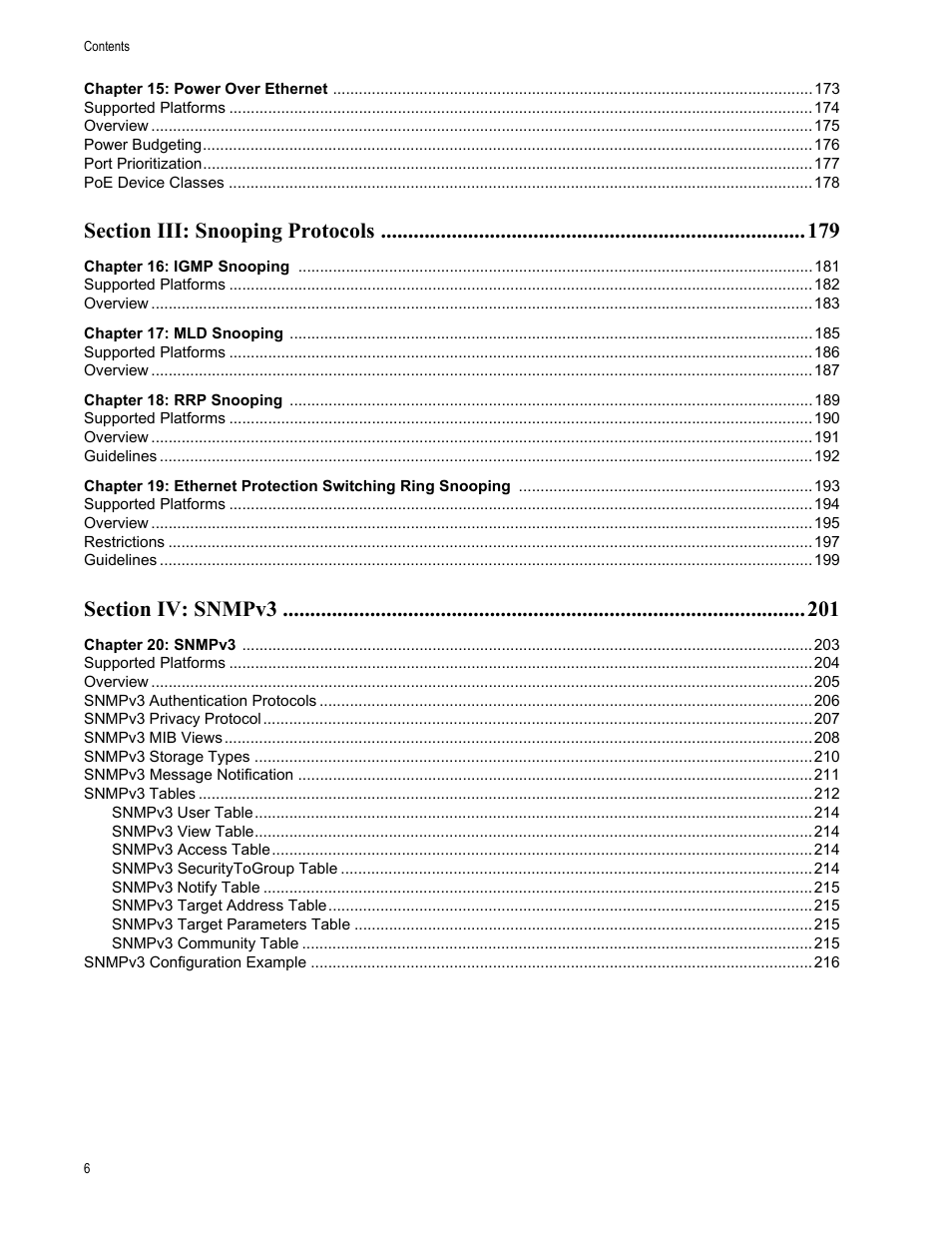 Allied Telesis AT-S63 User Manual | Page 6 / 520