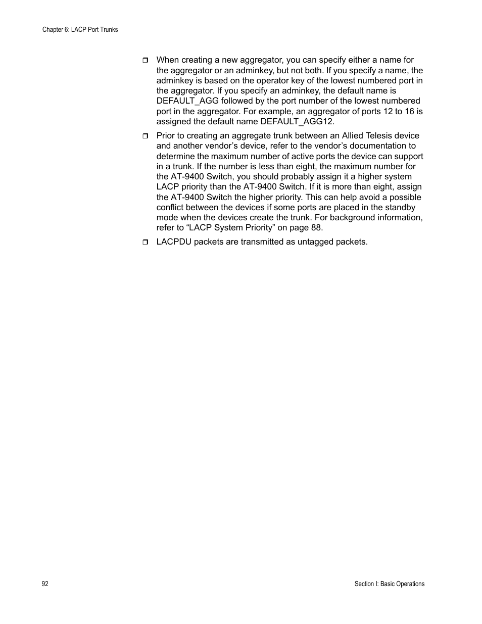 Allied Telesis AT-S63 User Manual | Page 92 / 520