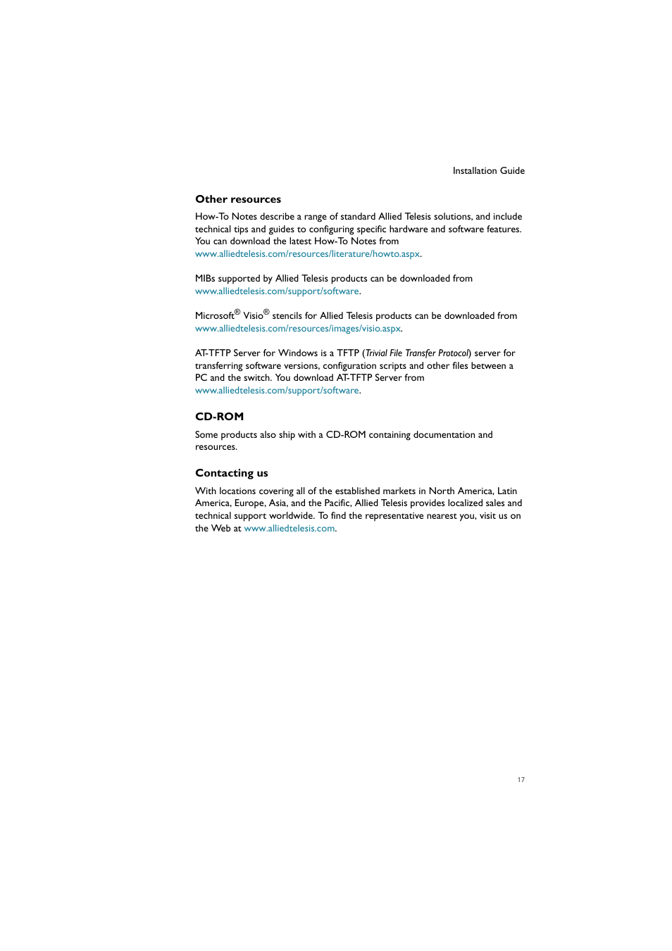 Allied Telesis Removable Power Supply and Fan User Manual | Page 18 / 20