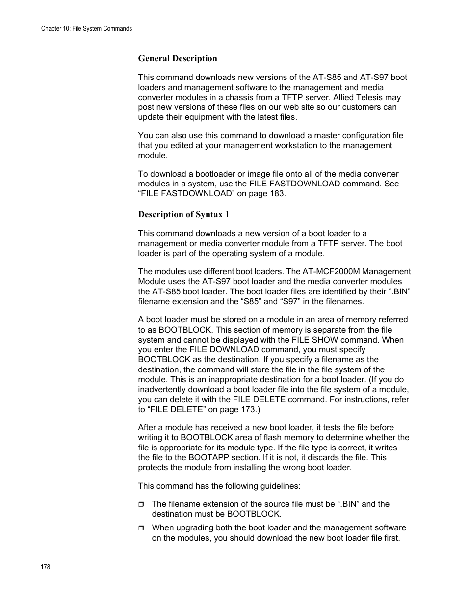 Allied Telesis AT-S97 User Manual | Page 178 / 254