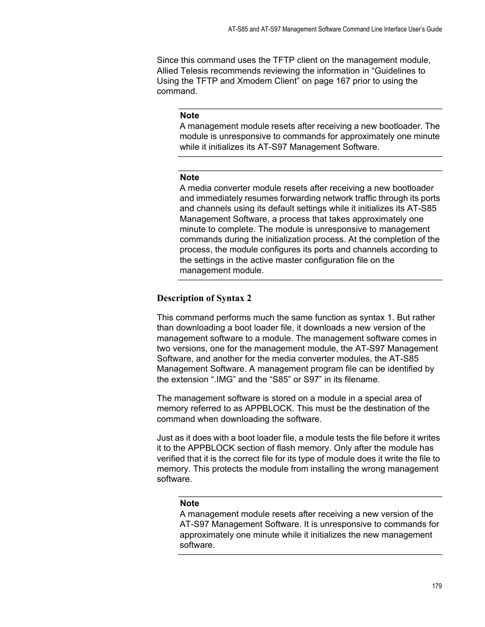 Allied Telesis AT-S97 User Manual | Page 179 / 254