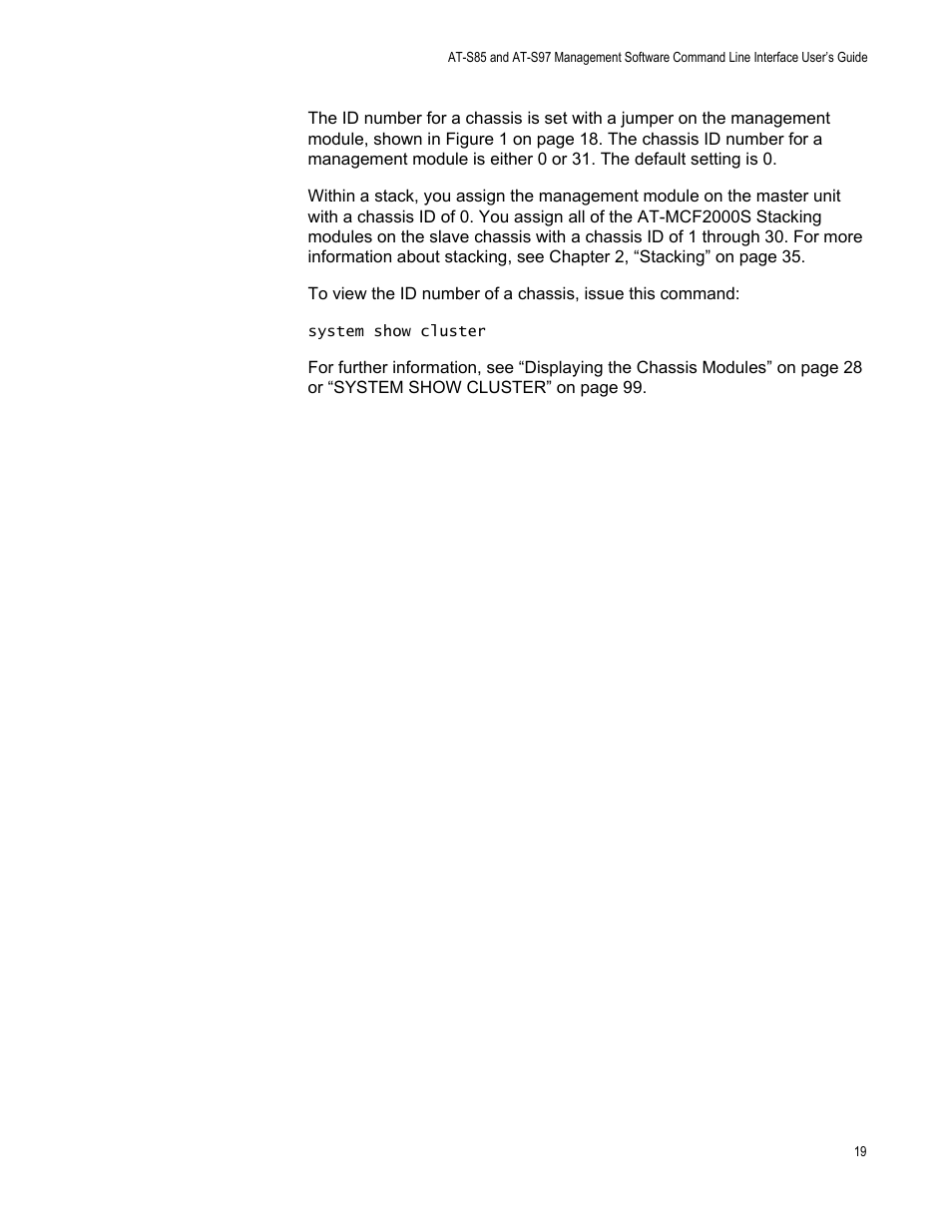 Allied Telesis AT-S97 User Manual | Page 19 / 254