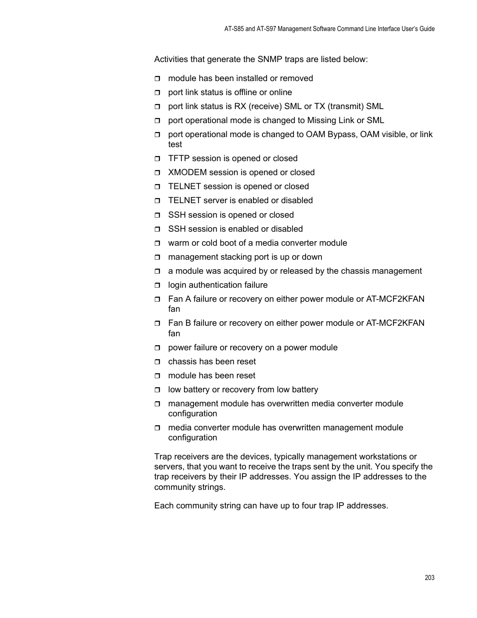 Allied Telesis AT-S97 User Manual | Page 203 / 254