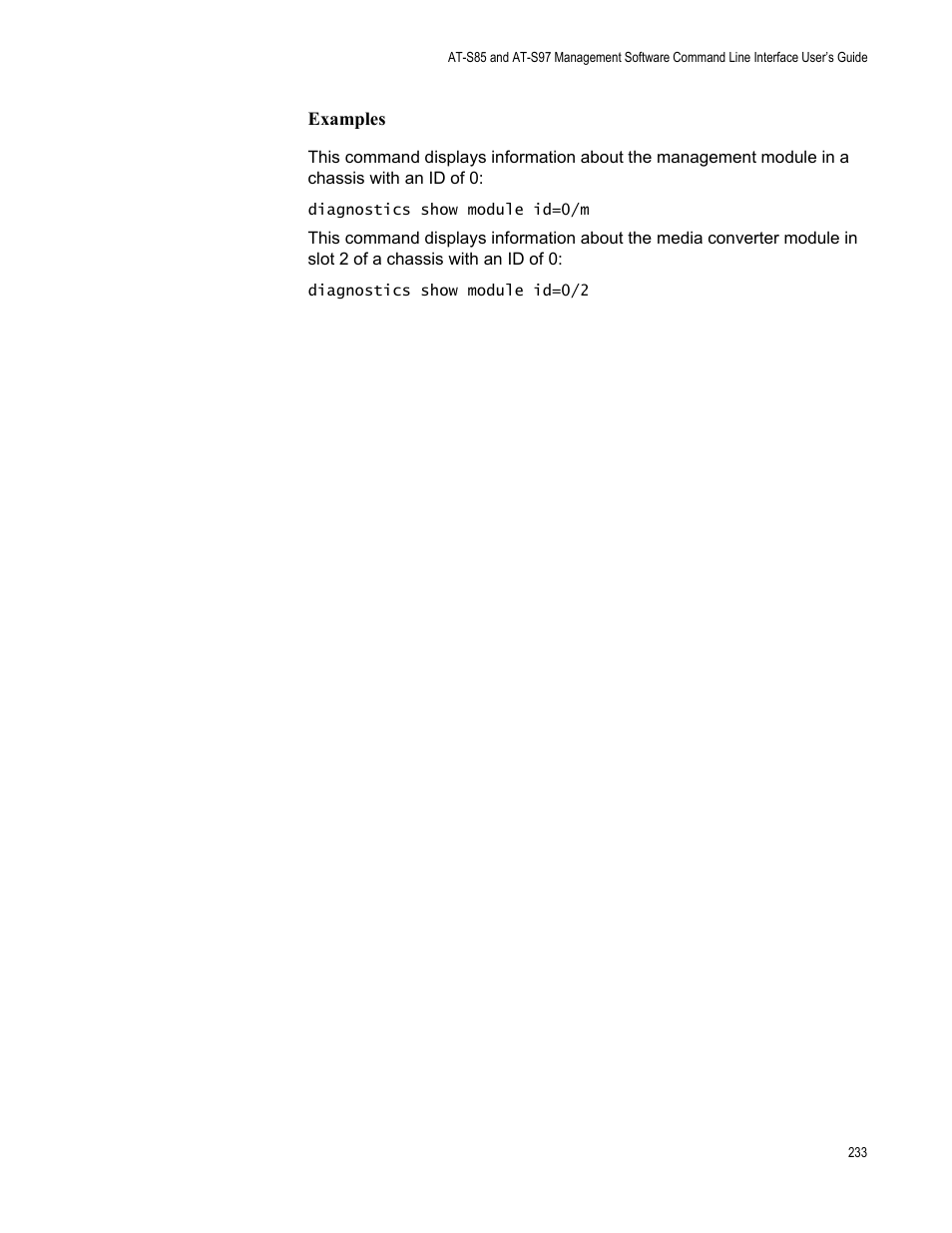 Allied Telesis AT-S97 User Manual | Page 233 / 254