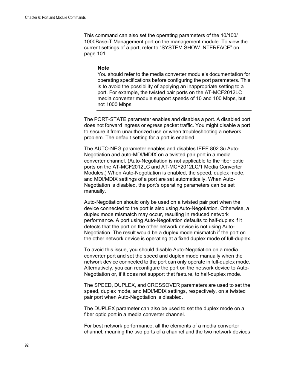 Allied Telesis AT-S97 User Manual | Page 92 / 254