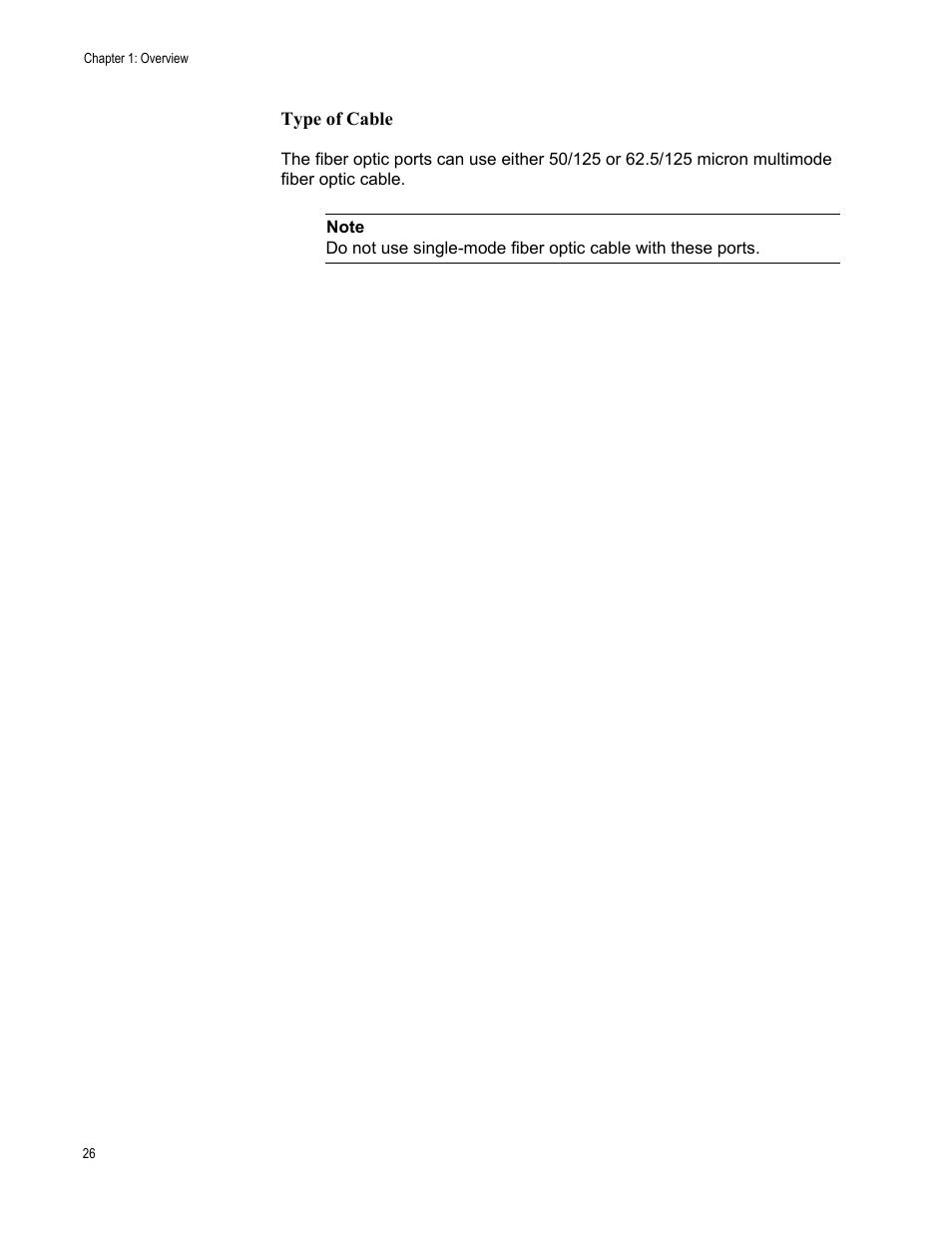 Type of cable | Allied Telesis AT-8550SP User Manual | Page 26 / 90