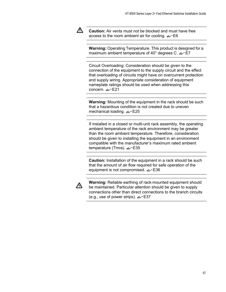Allied Telesis AT-8550SP User Manual | Page 57 / 90