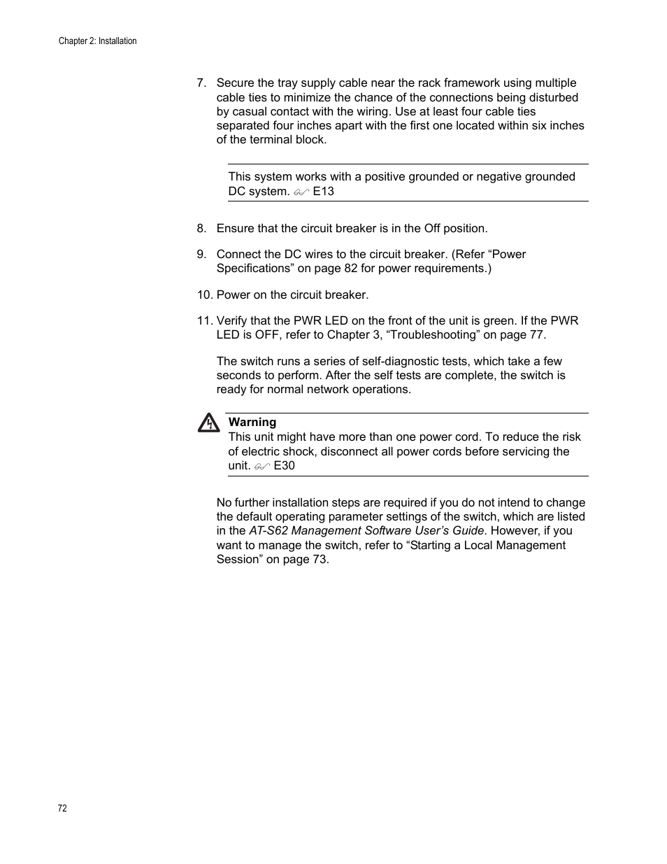 Allied Telesis AT-8550SP User Manual | Page 72 / 90